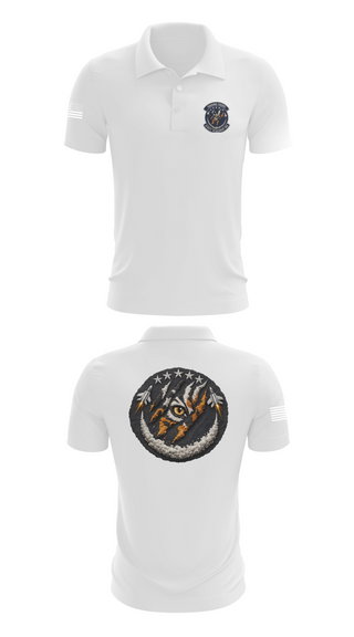 Short Sleeve Performance Polo, DET 006 Soaring Tigers, Air Force, Teamtime, Team time, sublimation, custom sports apparel, team uniforms, spirit wear, spiritwear, sports uniforms, custom shirts, team store, custom team store, fundraiser sports, apparel fundraiser
