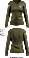 2036 OSS 53905537 Women's Long Sleeve V-neck Shirt - 1