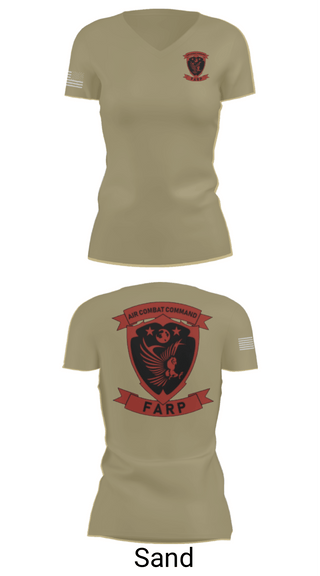 Women's Short Sleeve Vneck Shirt, FARP, Air Force, Teamtime, Team time, sublimation, custom sports apparel, team uniforms, spirit wear, spiritwear, sports uniforms, custom shirts, team store, custom team store, fundraiser sports, apparel fundraiser