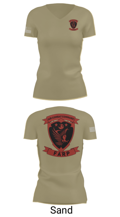 FARP 36719357 Women's Short Sleeve V-neck Shirt - 88