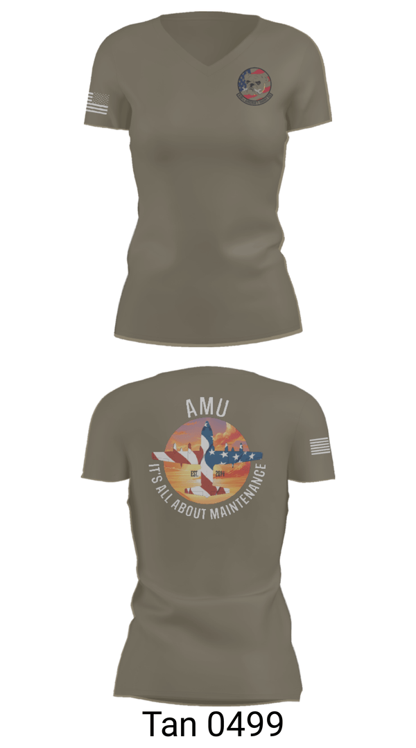 Women's Short Sleeve Vneck Shirt, 910th AMU, Air Force, Teamtime, Team time, sublimation, custom sports apparel, team uniforms, spirit wear, spiritwear, sports uniforms, custom shirts, team store, custom team store, fundraiser sports, apparel fundraiser