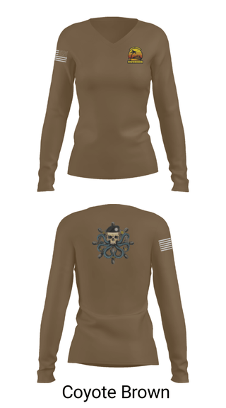 Women's Long Sleeve Vneck Shirt, MSRON 11, Navy, Teamtime, Team time, sublimation, custom sports apparel, team uniforms, spirit wear, spiritwear, sports uniforms, custom shirts, team store, custom team store, fundraiser sports, apparel fundraiser