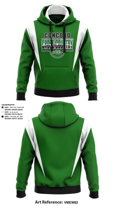 Concord High School Cross Country 53059740 Hoodie - 45