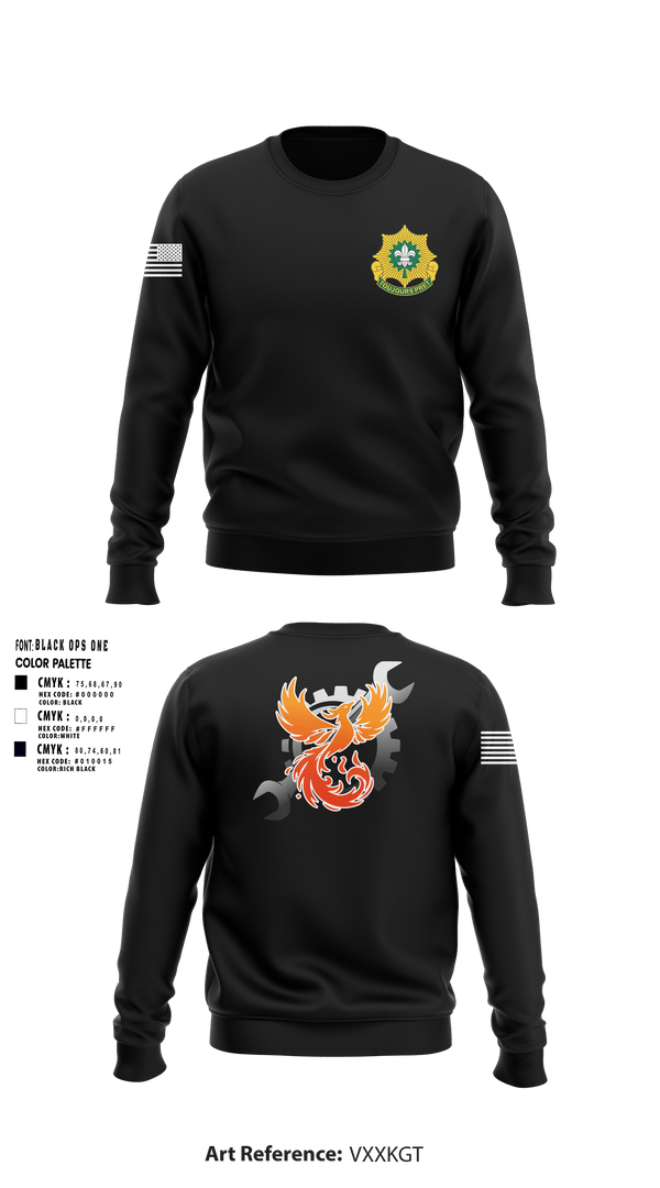 Crew Neck Sweatshirt, Phoenix battery, Army, Teamtime, Team time, sublimation, custom sports apparel, team uniforms, spirit wear, spiritwear, sports uniforms, custom shirts, team store, custom team store, fundraiser sports, apparel fundraiser