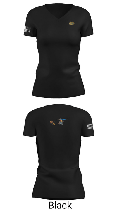 AOB-S 37277652 Women's Short Sleeve V-neck Shirt - 28