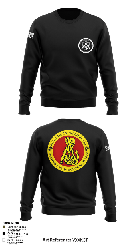 Crew Neck Sweatshirt, Weapons Field Training, , Teamtime, Team time, sublimation, custom sports apparel, team uniforms, spirit wear, spiritwear, sports uniforms, custom shirts, team store, custom team store, fundraiser sports, apparel fundraiser
