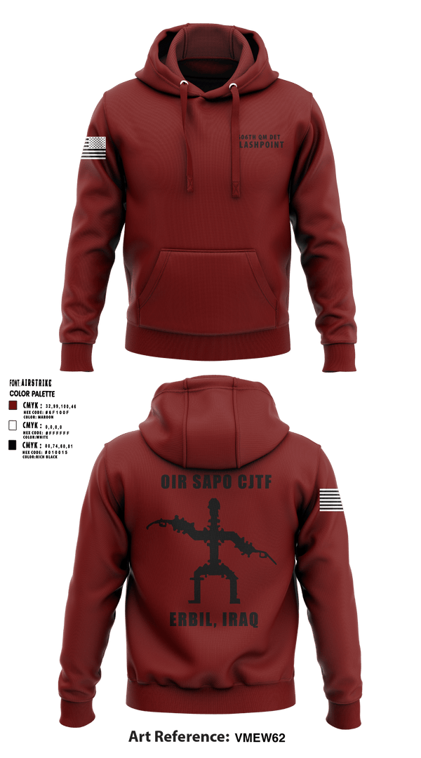 Hoodie, 606th Qm Det, Army, Teamtime, Team time, sublimation, custom sports apparel, team uniforms, spirit wear, spiritwear, sports uniforms, custom shirts, team store, custom team store, fundraiser sports, apparel fundraiser