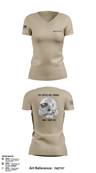 Women's Short Sleeve Vneck Shirt, 42D FRSDAACC, Army, Teamtime, Team time, sublimation, custom sports apparel, team uniforms, spirit wear, spiritwear, sports uniforms, custom shirts, team store, custom team store, fundraiser sports, apparel fundraiser