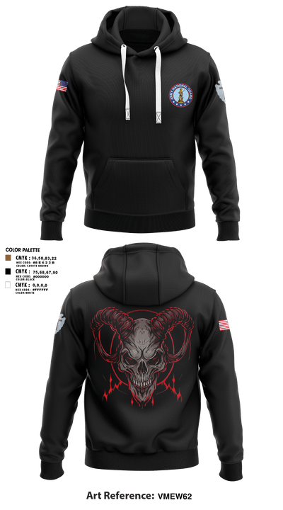 Delta Company 3-144th Infantry 77323460 Hoodie - 3