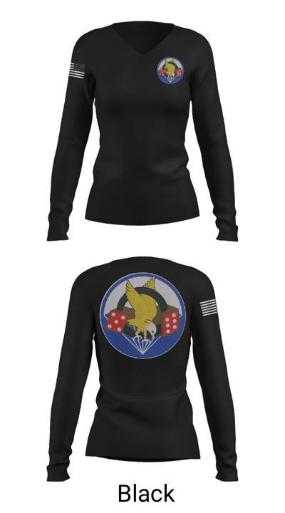 506th PIR 79913322 Women's Long Sleeve V-neck Shirt - 37