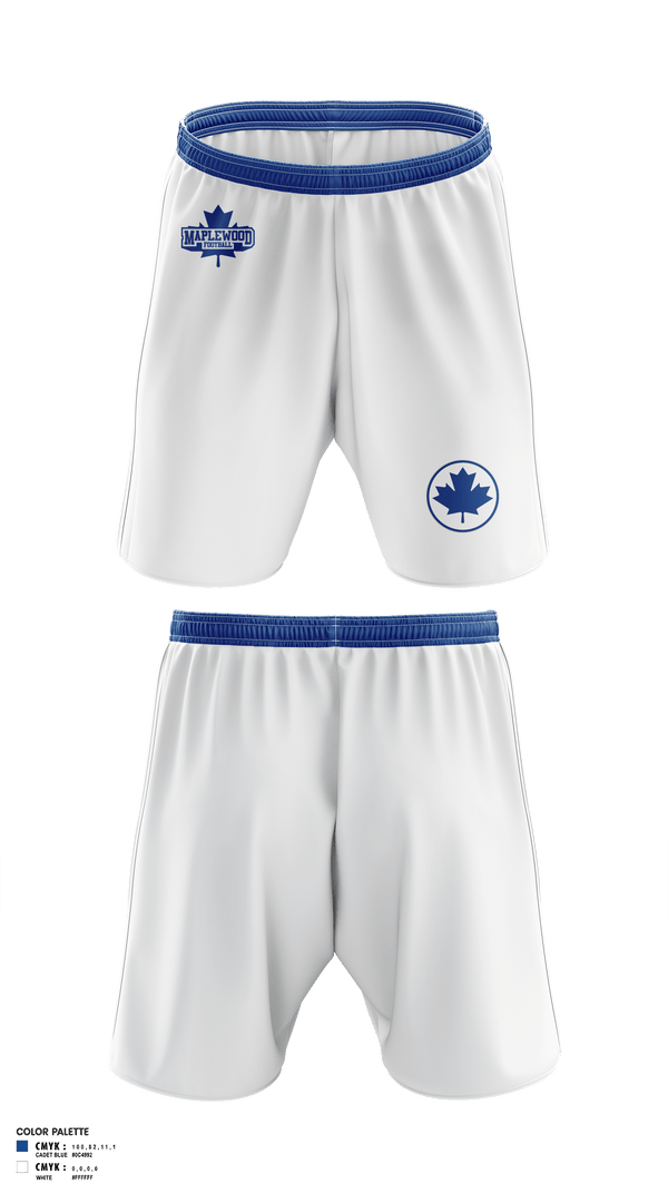 Athletic Shorts With Pockets, Maplewood Football, Football, Teamtime, Team time, sublimation, custom sports apparel, team uniforms, spirit wear, spiritwear, sports uniforms, custom shirts, team store, custom team store, fundraiser sports, apparel fundraiser