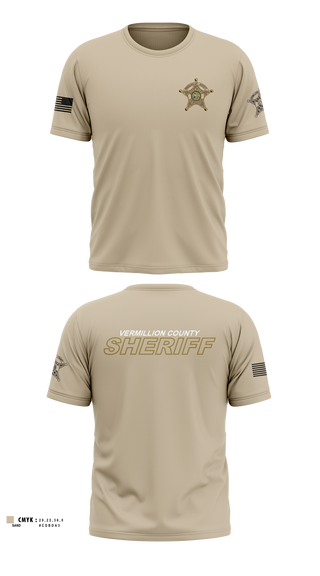 Old School Cotton Feel Shirt, Vermillion County Sheriff’s Office, Police, Teamtime, Team time, sublimation, custom sports apparel, team uniforms, spirit wear, spiritwear, sports uniforms, custom shirts, team store, custom team store, fundraiser sports, apparel fundraiser