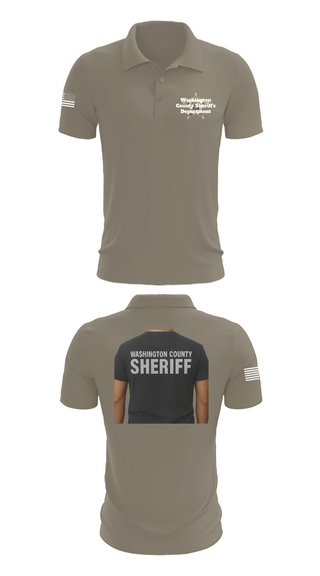 Short Sleeve Performance Polo, Washington County Sheriff's Department, Police, Teamtime, Team time, sublimation, custom sports apparel, team uniforms, spirit wear, spiritwear, sports uniforms, custom shirts, team store, custom team store, fundraiser sports, apparel fundraiser