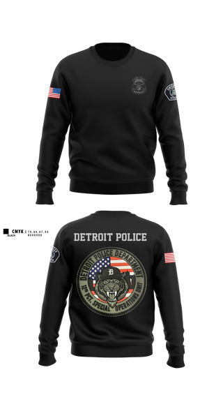 Crew Neck Sweatshirt, 12th Precinct Special Operations, Police, Teamtime, Team time, sublimation, custom sports apparel, team uniforms, spirit wear, spiritwear, sports uniforms, custom shirts, team store, custom team store, fundraiser sports, apparel fundraiser