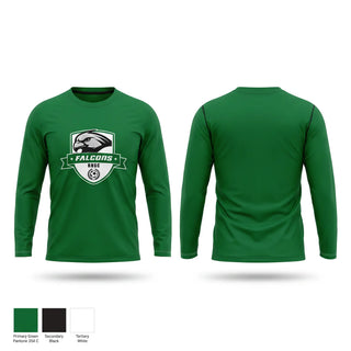 Long Sleeve Performance Shirt, BU13 Rush-Henrietta Falcons, Men's Soccer, Teamtime, Team time, sublimation, custom sports apparel, team uniforms, spirit wear, spiritwear, sports uniforms, custom shirts, team store, custom team store, fundraiser sports, apparel fundraiser