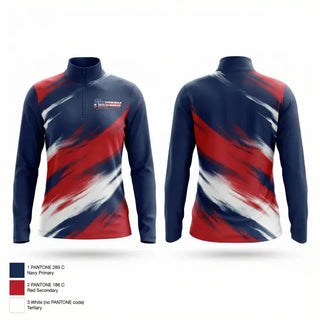 Quarter Zip Jacket, Freedom Fastpitch, Softball, Teamtime, Team time, sublimation, custom sports apparel, team uniforms, spirit wear, spiritwear, sports uniforms, custom shirts, team store, custom team store, fundraiser sports, apparel fundraiser