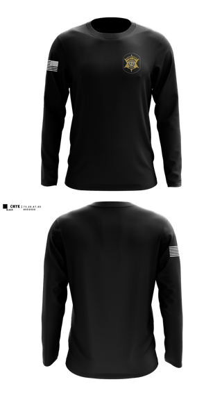 Long Sleeve Performance Shirt, Bamberg County Sheriff Department, Police, Teamtime, Team time, sublimation, custom sports apparel, team uniforms, spirit wear, spiritwear, sports uniforms, custom shirts, team store, custom team store, fundraiser sports, apparel fundraiser