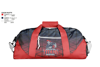 Duffle Bag, Tampa Bay Tech Titans Basketball, Men's Basketball, Teamtime, Team time, sublimation, custom sports apparel, team uniforms, spirit wear, spiritwear, sports uniforms, custom shirts, team store, custom team store, fundraiser sports, apparel fundraiser