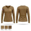 Panda Unit Women's Long Sleeve V-neck Shirt - 1