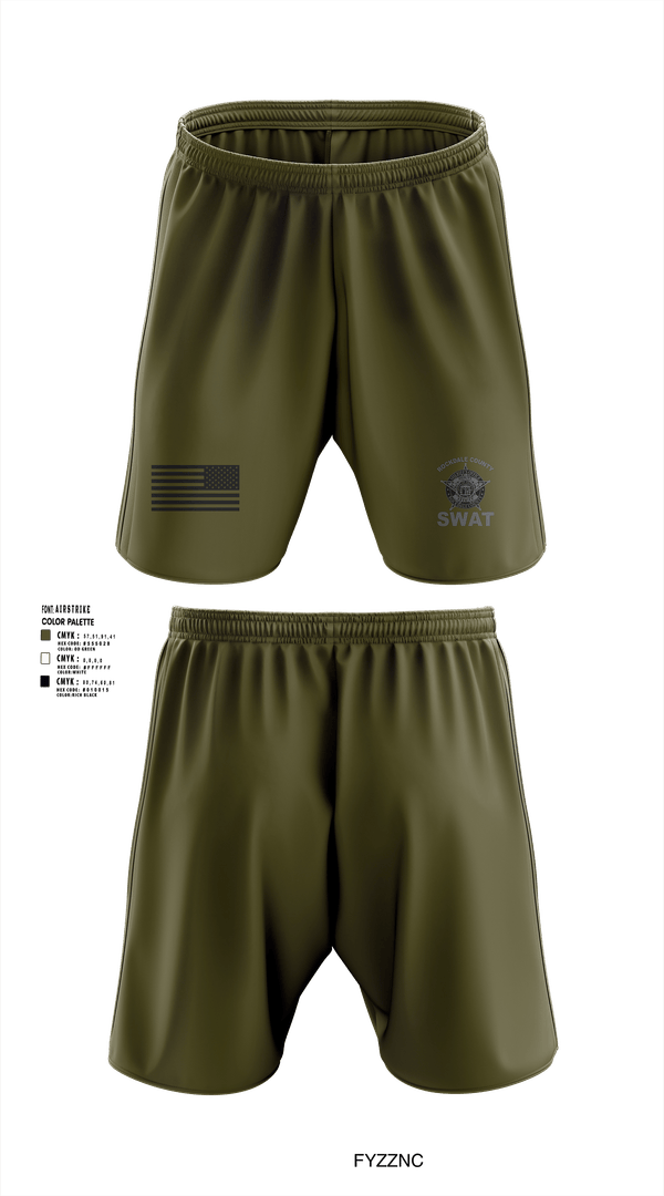 Athletic Shorts With Pockets, Rockdale SWAT, Police, Teamtime, Team time, sublimation, custom sports apparel, team uniforms, spirit wear, spiritwear, sports uniforms, custom shirts, team store, custom team store, fundraiser sports, apparel fundraiser