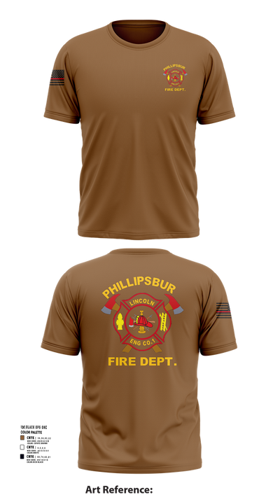 PHILLIPSBURG FIRE DEPARTMENT 39354124 Short Sleeve Performance Shirt - 101