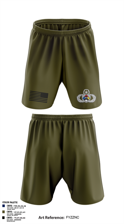 Central Pierce Hazmat 51368601 Athletic Shorts With Pockets - 2