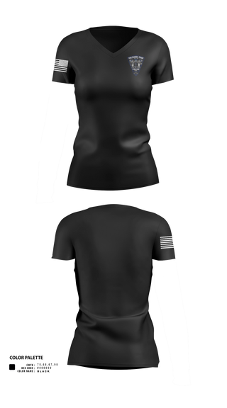 Womens Short Sleeve Vneck Shirt, Palisades Park Police Department Public, Police, Teamtime, Team time, sublimation, custom sports apparel, team uniforms, spirit wear, spiritwear, sports uniforms, custom shirts, team store, custom team store, fundraiser sports, apparel fundraiser