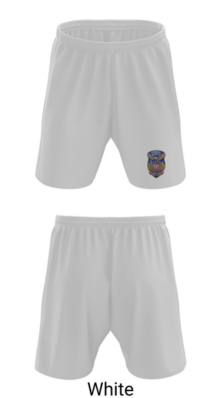 Athletic Shorts With Pockets, Federal Reserve Police DTLA, Police, Teamtime, Team time, sublimation, custom sports apparel, team uniforms, spirit wear, spiritwear, sports uniforms, custom shirts, team store, custom team store, fundraiser sports, apparel fundraiser