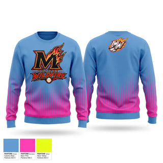 Crew Neck Sweatshirt, Mystic River Rapids, Baseball, Teamtime, Team time, sublimation, custom sports apparel, team uniforms, spirit wear, spiritwear, sports uniforms, custom shirts, team store, custom team store, fundraiser sports, apparel fundraiser