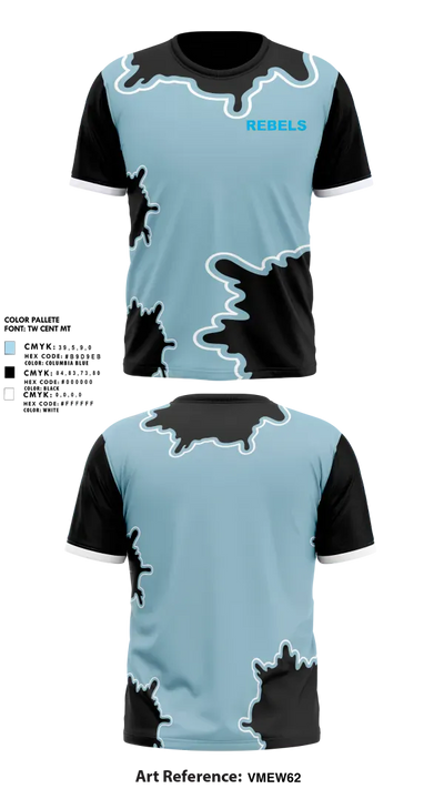 Rebels Short Sleeve Performance Shirt - 1