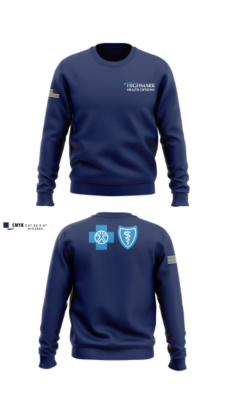 Crew Neck Sweatshirt, Highmark Health Options, Police, Teamtime, Team time, sublimation, custom sports apparel, team uniforms, spirit wear, spiritwear, sports uniforms, custom shirts, team store, custom team store, fundraiser sports, apparel fundraiser