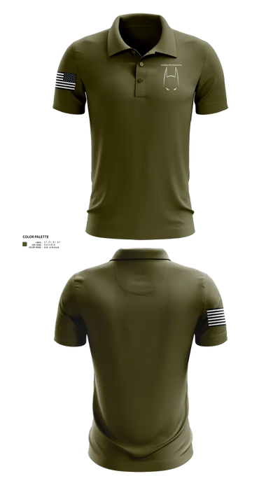 Bat Short Sleeve Performance Polo - 22