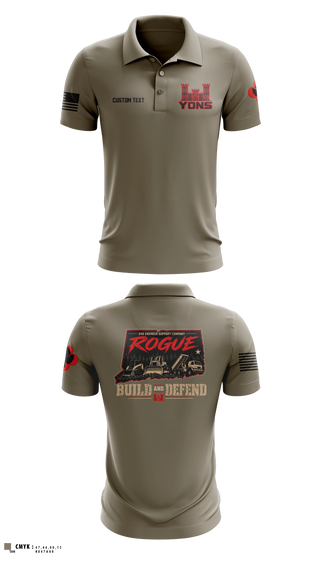 Short Sleeve Performance Polo, 248th Engineer Company, National Guard, Teamtime, Team time, sublimation, custom sports apparel, team uniforms, spirit wear, spiritwear, sports uniforms, custom shirts, team store, custom team store, fundraiser sports, apparel fundraiser