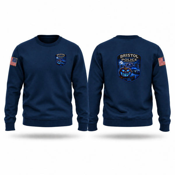 Crew Neck Sweatshirt, Bristol TN Police Department, Police, Teamtime, Team time, sublimation, custom sports apparel, team uniforms, spirit wear, spiritwear, sports uniforms, custom shirts, team store, custom team store, fundraiser sports, apparel fundraiser