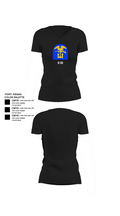 D CO Women's Short Sleeve V-neck Shirt - 24