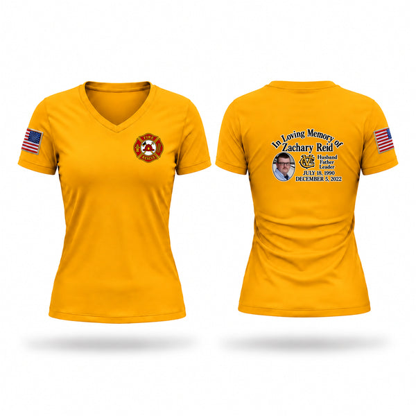 Womens Short Sleeve Vneck Shirt, squad 4 clear spring md, Fire Department, Teamtime, Team time, sublimation, custom sports apparel, team uniforms, spirit wear, spiritwear, sports uniforms, custom shirts, team store, custom team store, fundraiser sports, apparel fundraiser