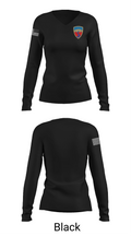 HHC, 155th CSSB 16416851 Women's Long Sleeve V-neck Shirt - 23