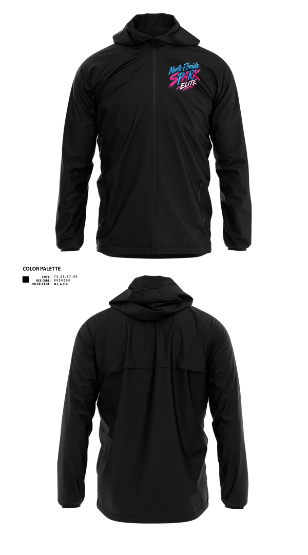Windbreaker, North Florida Spark, Softball, Teamtime, Team time, sublimation, custom sports apparel, team uniforms, spirit wear, spiritwear, sports uniforms, custom shirts, team store, custom team store, fundraiser sports, apparel fundraiser
