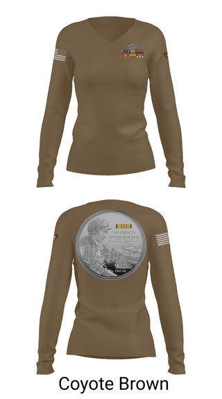 Womens Long Sleeve Vneck Shirt, 3rd Reconnaissance Division, , Teamtime, Team time, sublimation, custom sports apparel, team uniforms, spirit wear, spiritwear, sports uniforms, custom shirts, team store, custom team store, fundraiser sports, apparel fundraiser