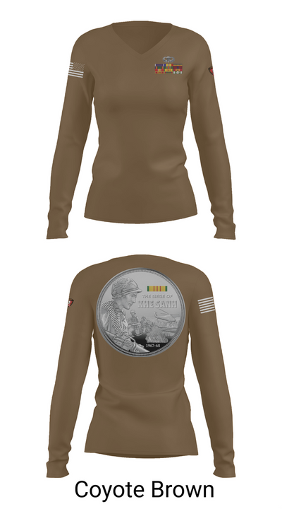 3rd Reconnaissance Division 86447085 Women's Long Sleeve V-neck Shirt - 17