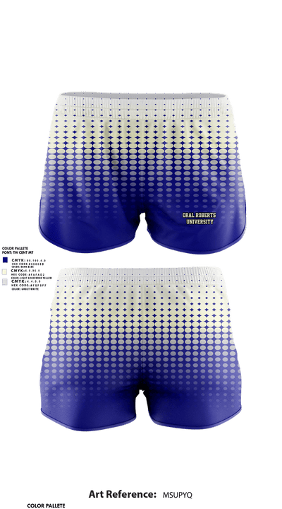 Oral Roberts University 49284139 Track Shorts - 1