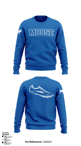 Crew Neck Sweatshirt, Palmer Track and Field, Track & Field, Teamtime, Team time, sublimation, custom sports apparel, team uniforms, spirit wear, spiritwear, sports uniforms, custom shirts, team store, custom team store, fundraiser sports, apparel fundraiser