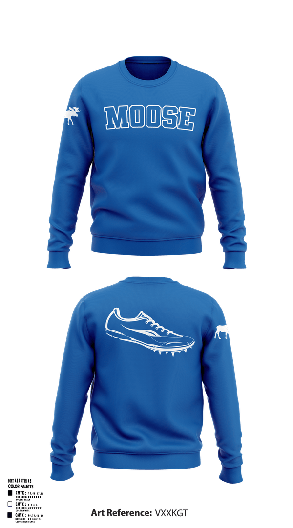 Crew Neck Sweatshirt, Palmer Track and Field, Track & Field, Teamtime, Team time, sublimation, custom sports apparel, team uniforms, spirit wear, spiritwear, sports uniforms, custom shirts, team store, custom team store, fundraiser sports, apparel fundraiser