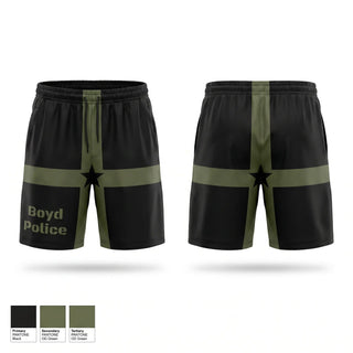 Athletic Shorts With Pockets, Boyd Police, Police, Teamtime, Team time, sublimation, custom sports apparel, team uniforms, spirit wear, spiritwear, sports uniforms, custom shirts, team store, custom team store, fundraiser sports, apparel fundraiser