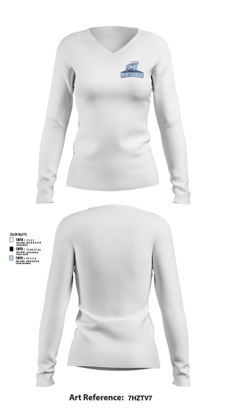 Womens Long Sleeve Vneck Shirt, West Orange Mountaineers Basketball, Women's Basketball, Teamtime, Team time, sublimation, custom sports apparel, team uniforms, spirit wear, spiritwear, sports uniforms, custom shirts, team store, custom team store, fundraiser sports, apparel fundraiser