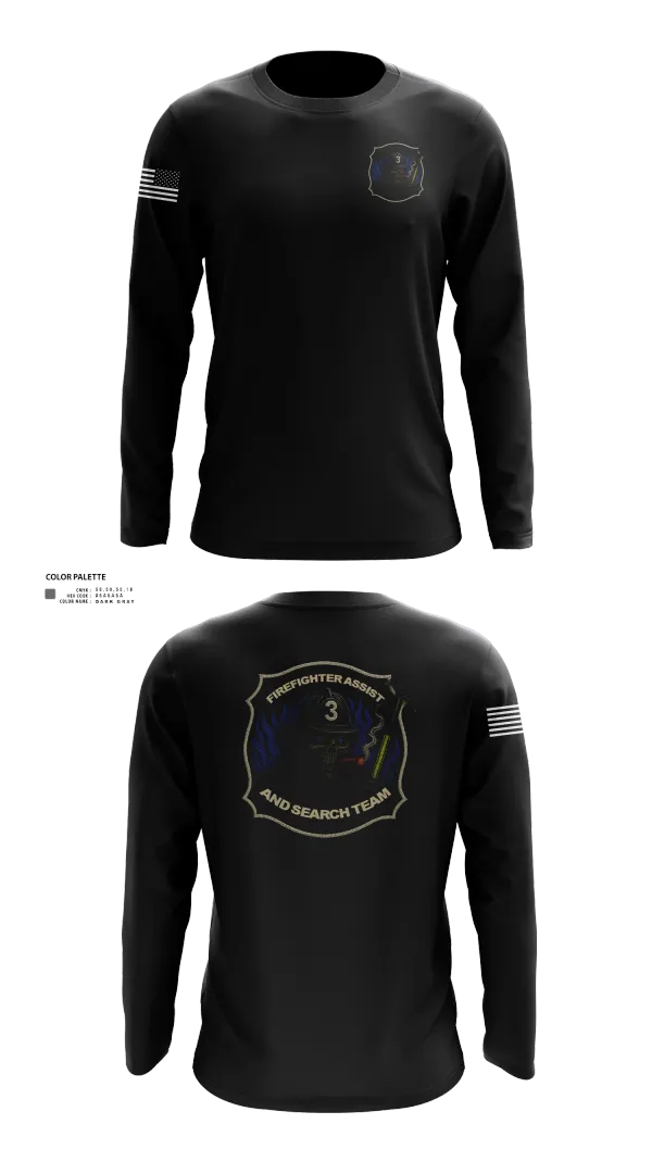 Long Sleeve Performance Shirt, District 3 Fast, Fire Department, Teamtime, Team time, sublimation, custom sports apparel, team uniforms, spirit wear, spiritwear, sports uniforms, custom shirts, team store, custom team store, fundraiser sports, apparel fundraiser