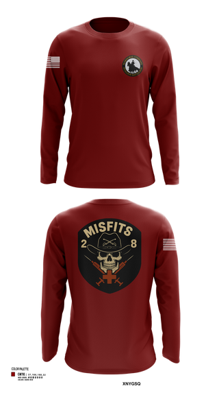 Long Sleeve Performance Shirt, 2-8 Cav, HHC, Medic Platoon, , Teamtime, Team time, sublimation, custom sports apparel, team uniforms, spirit wear, spiritwear, sports uniforms, custom shirts, team store, custom team store, fundraiser sports, apparel fundraiser