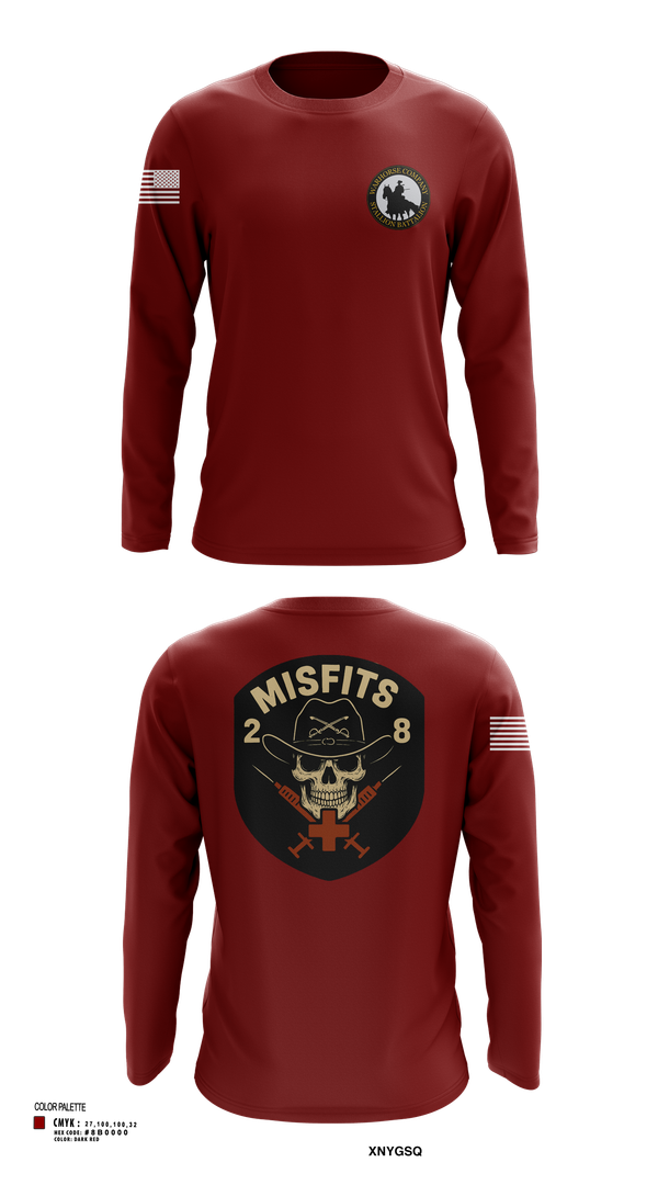 Long Sleeve Performance Shirt, 2-8 Cav, HHC, Medic Platoon, , Teamtime, Team time, sublimation, custom sports apparel, team uniforms, spirit wear, spiritwear, sports uniforms, custom shirts, team store, custom team store, fundraiser sports, apparel fundraiser
