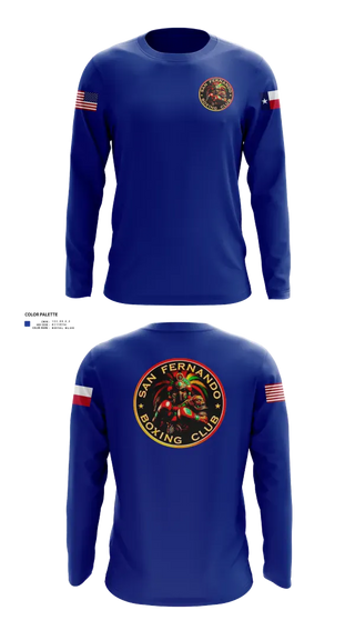 Long Sleeve Performance Shirt, San Fernando Boxing Club, Spirit Store, Teamtime, Team time, sublimation, custom sports apparel, team uniforms, spirit wear, spiritwear, sports uniforms, custom shirts, team store, custom team store, fundraiser sports, apparel fundraiser