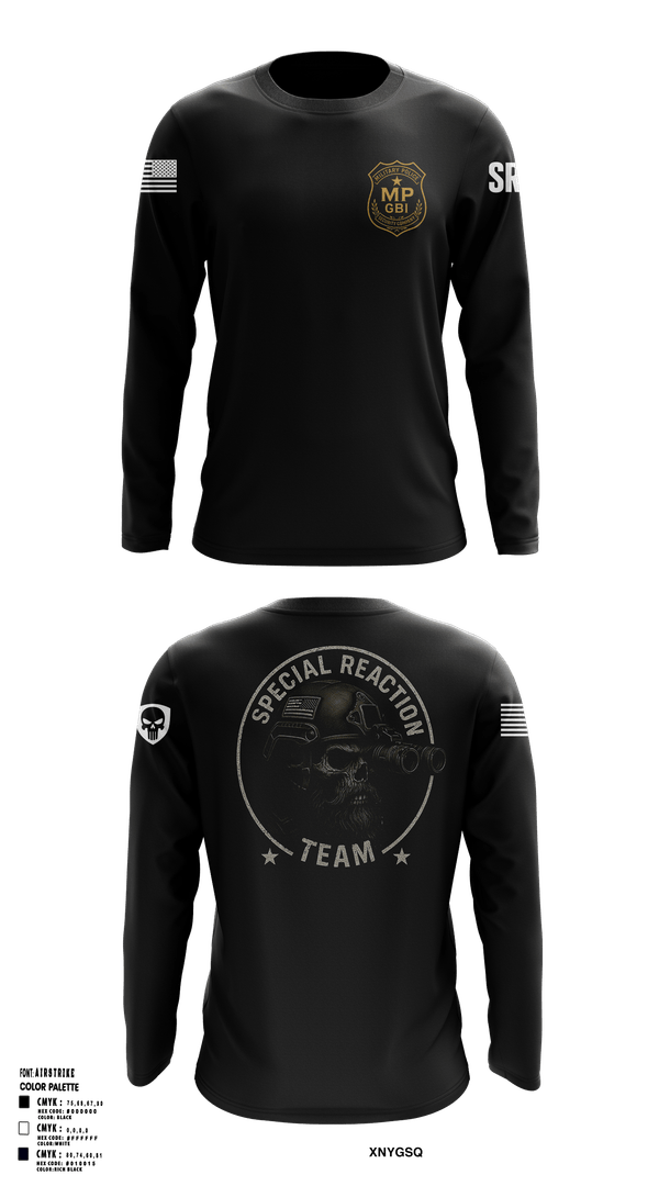 Long Sleeve Performance Shirt, 49th MP GBI Security Co., Army, Teamtime, Team time, sublimation, custom sports apparel, team uniforms, spirit wear, spiritwear, sports uniforms, custom shirts, team store, custom team store, fundraiser sports, apparel fundraiser